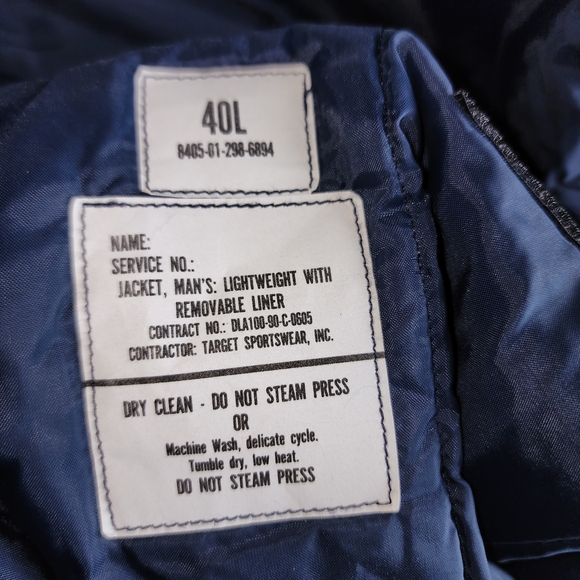 VTG US AIR FORCE JACKET LIGHTWEIGHT WITH REMOVABLE LINED SIZE 40 LARGE USED - Picture 7 of 15